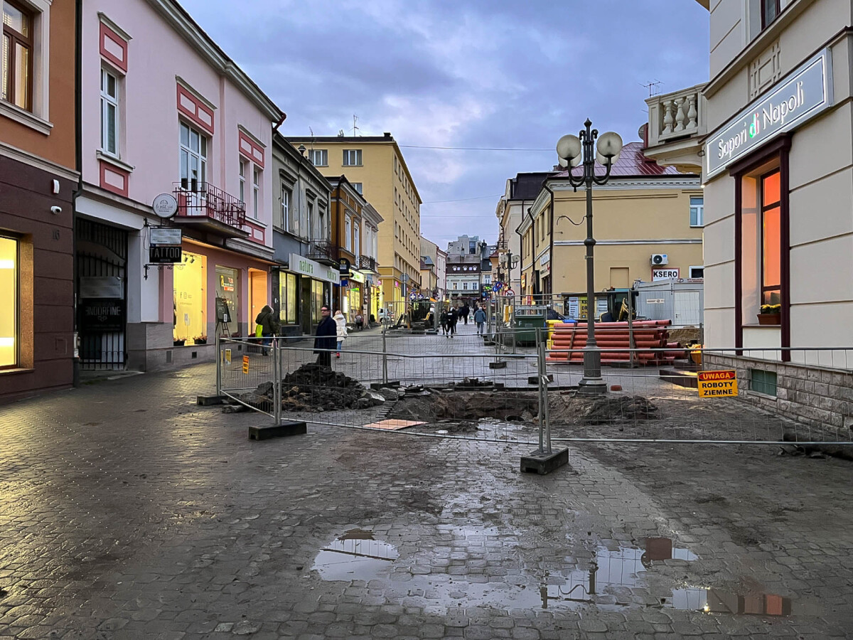 Przebudowa ul. Grunwaldzkiej w Rzeszowie [listopad 2023]